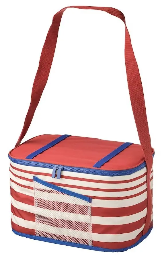 Geanta-frigorifica Ikea Sommarflader (Rosu/Bej Deschis)