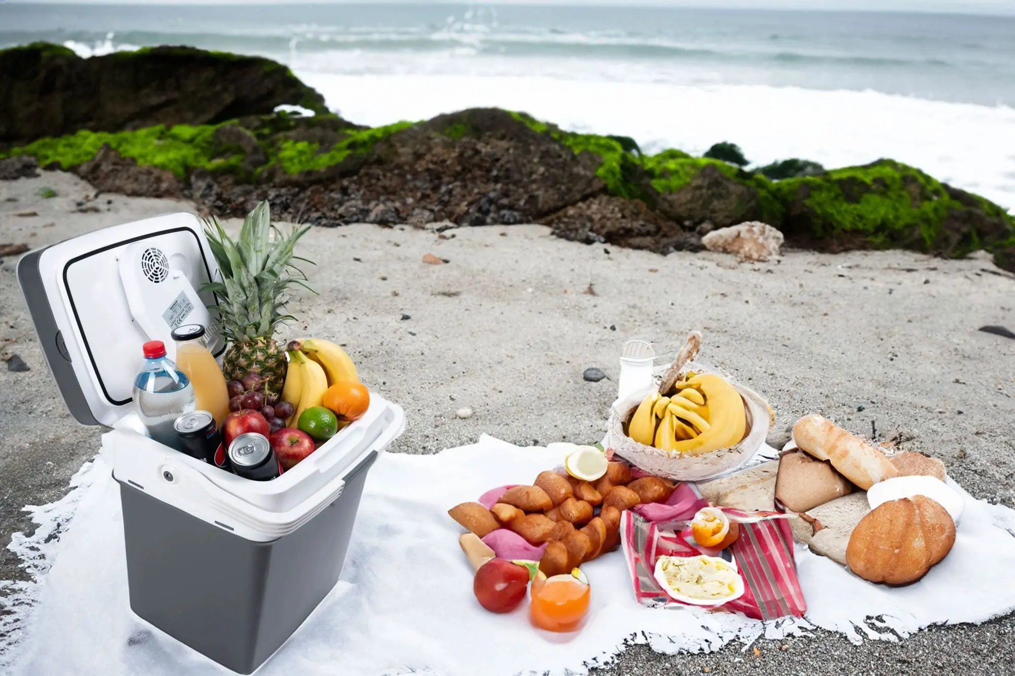 Автомобильный холодильник Modern Home G-451 (Grey) - 4