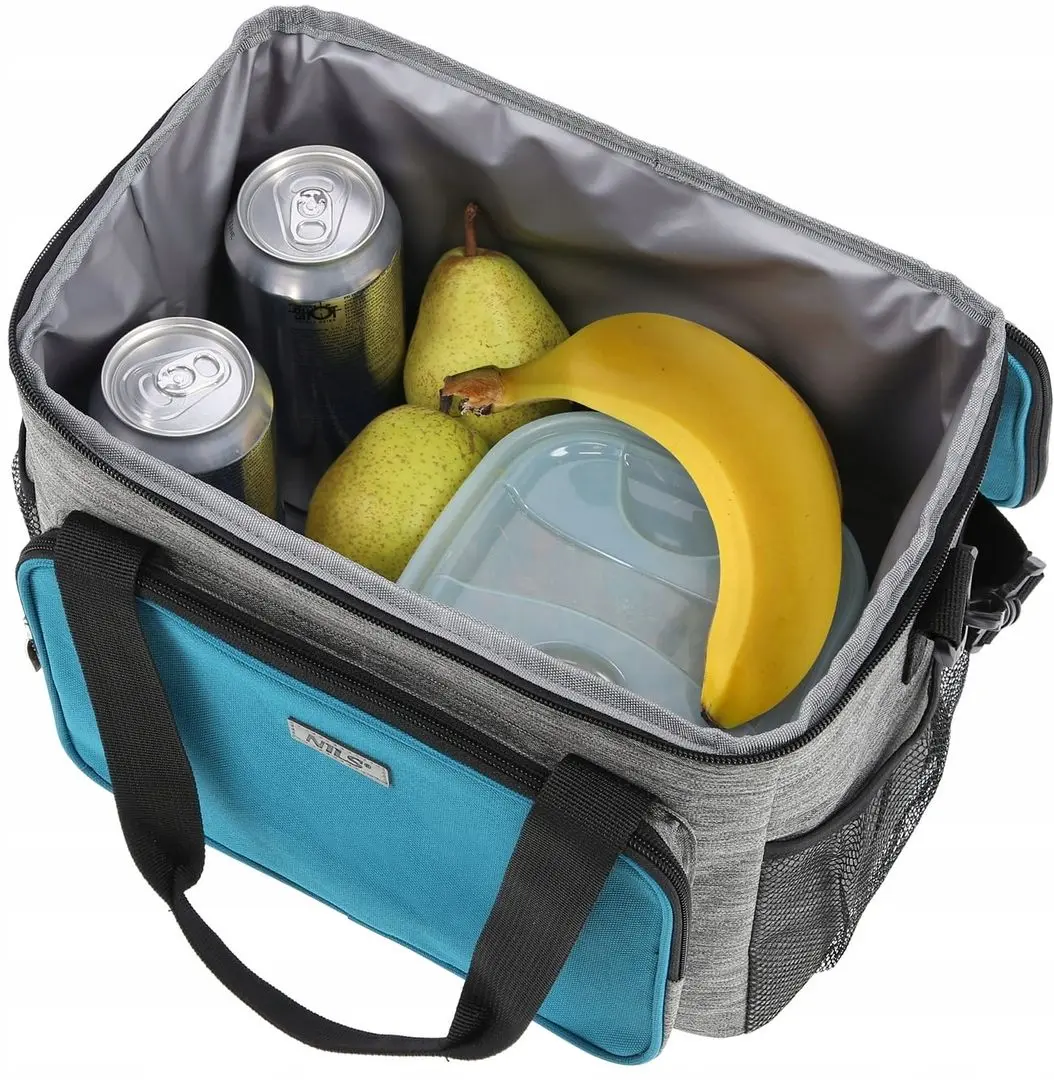 Geanta termoizolanta Nils NC3110 13L (Grey/Blue)