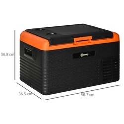 Автомобильный холодильник Outsunny C00-036V90OG (Black/Orange) Thumb