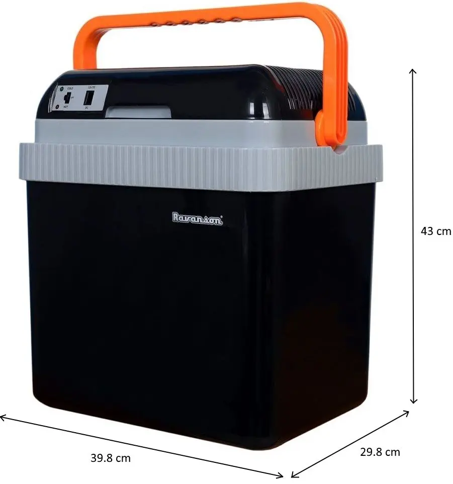 Портативный холодильник Ravanson CS-24S 12V 24L (Black) - 3