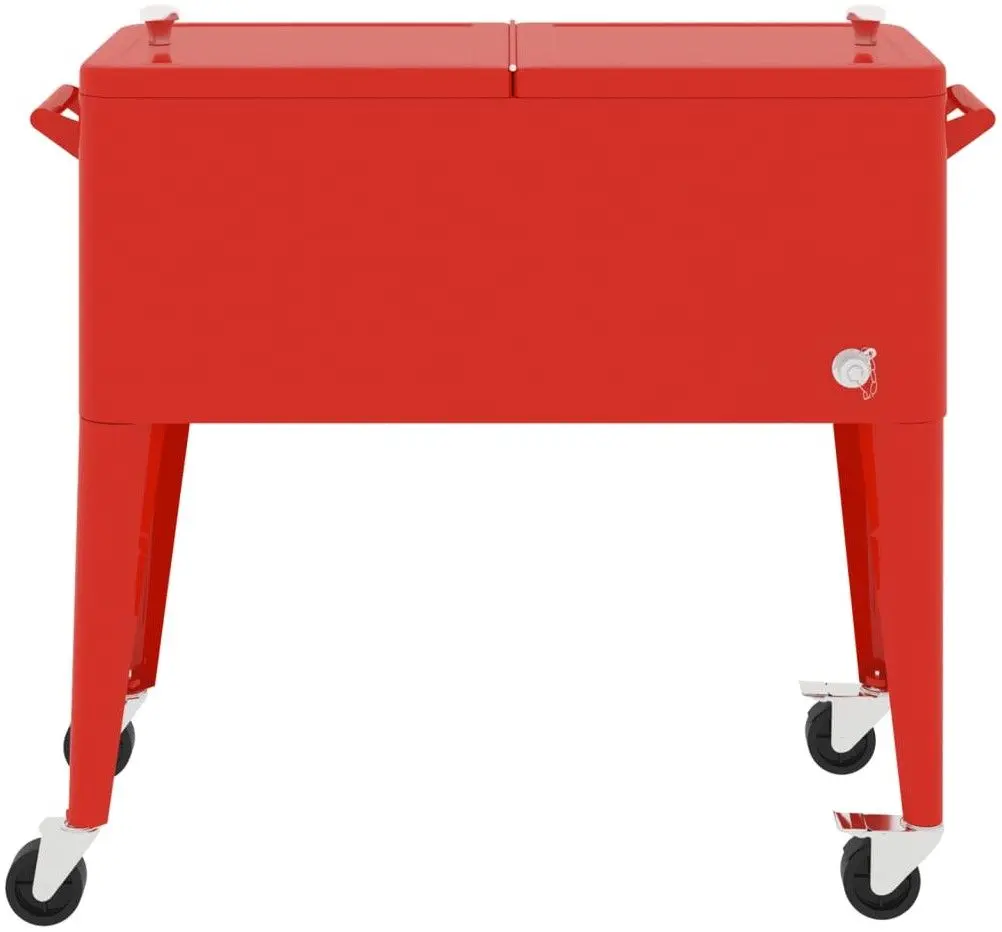 Carucior frigorific portabil VidaXL 93743 (Red)