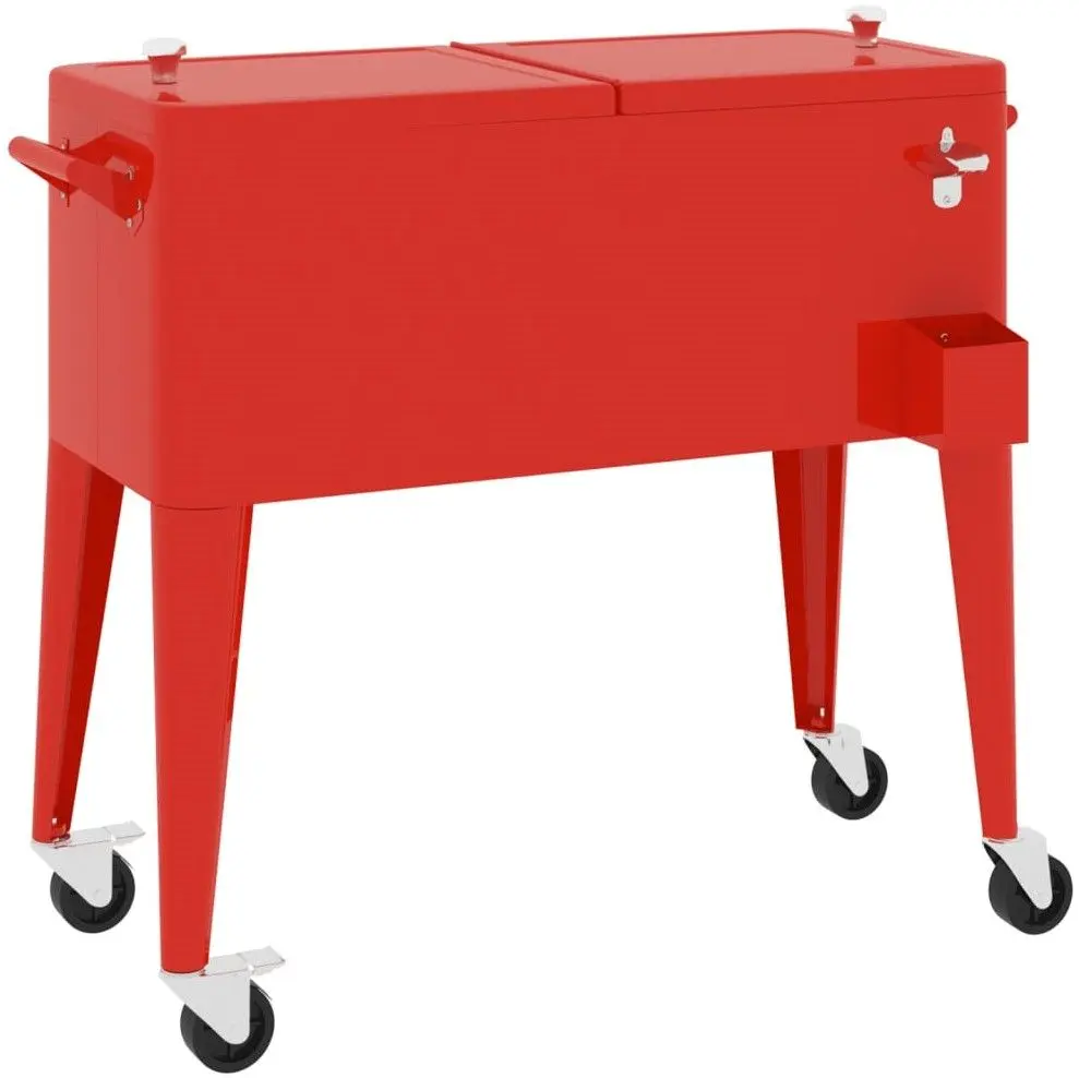 Carucior frigorific portabil VidaXL 93743 (Red)