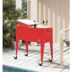 Carucior frigorific portabil VidaXL 93743 (Red) Thumb