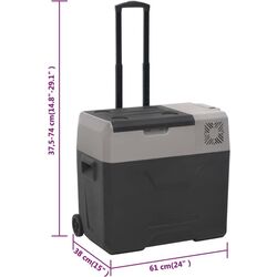 Frigider auto VidaXL 51781 30L (Grey/Black) Thumb