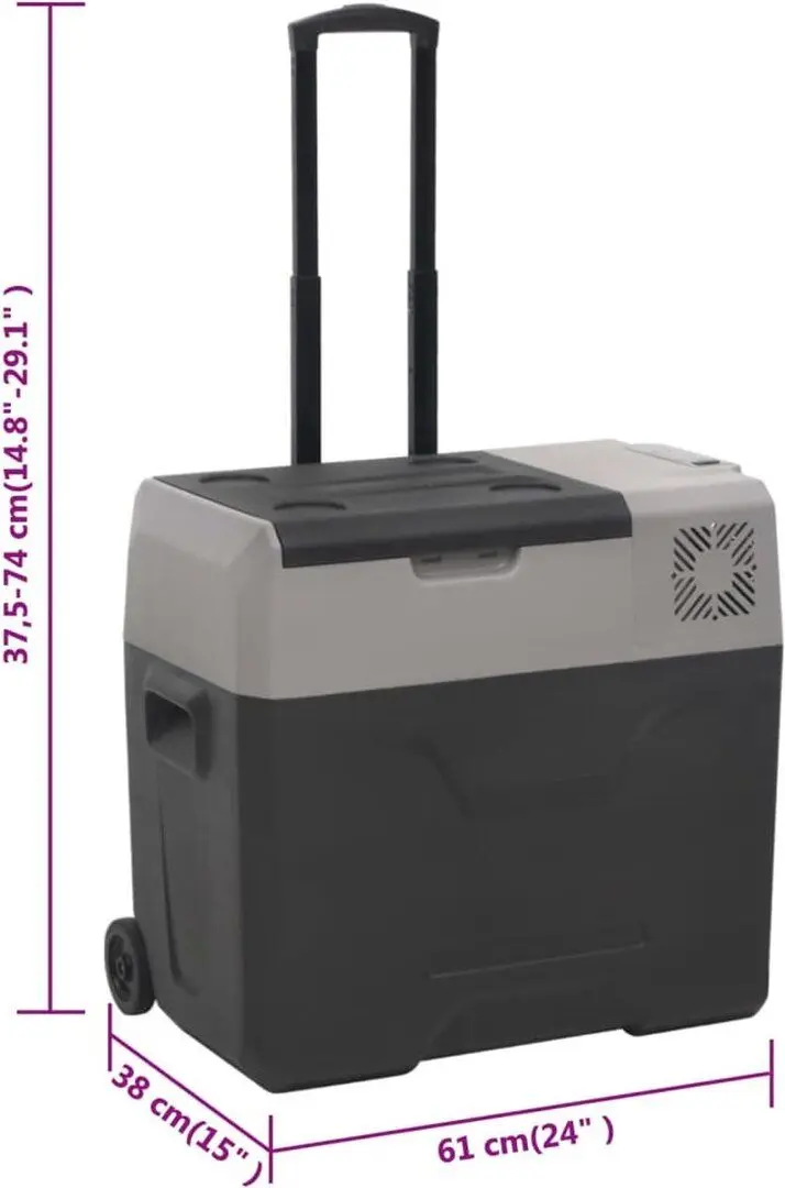 Frigider auto VidaXL 51781 30L (Grey/Black)