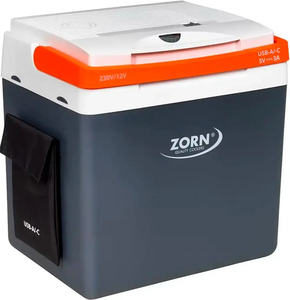 Frigider auto Zorn Z-26 LNE (Orange/Gray/White)