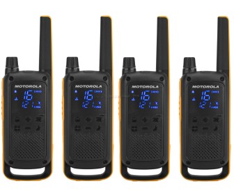 Statie radio Motorola Talkabout T82 Extreme Quad (Black/Yellow)