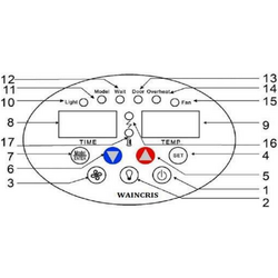 Panou de comanda digital pentru sauna Waincris Lampo 4.5-9kW Thumb