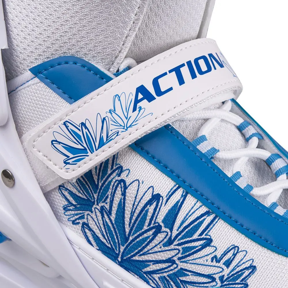Patine cu rotile Action Frio 2in1 29-32 (White/Blue) - 6