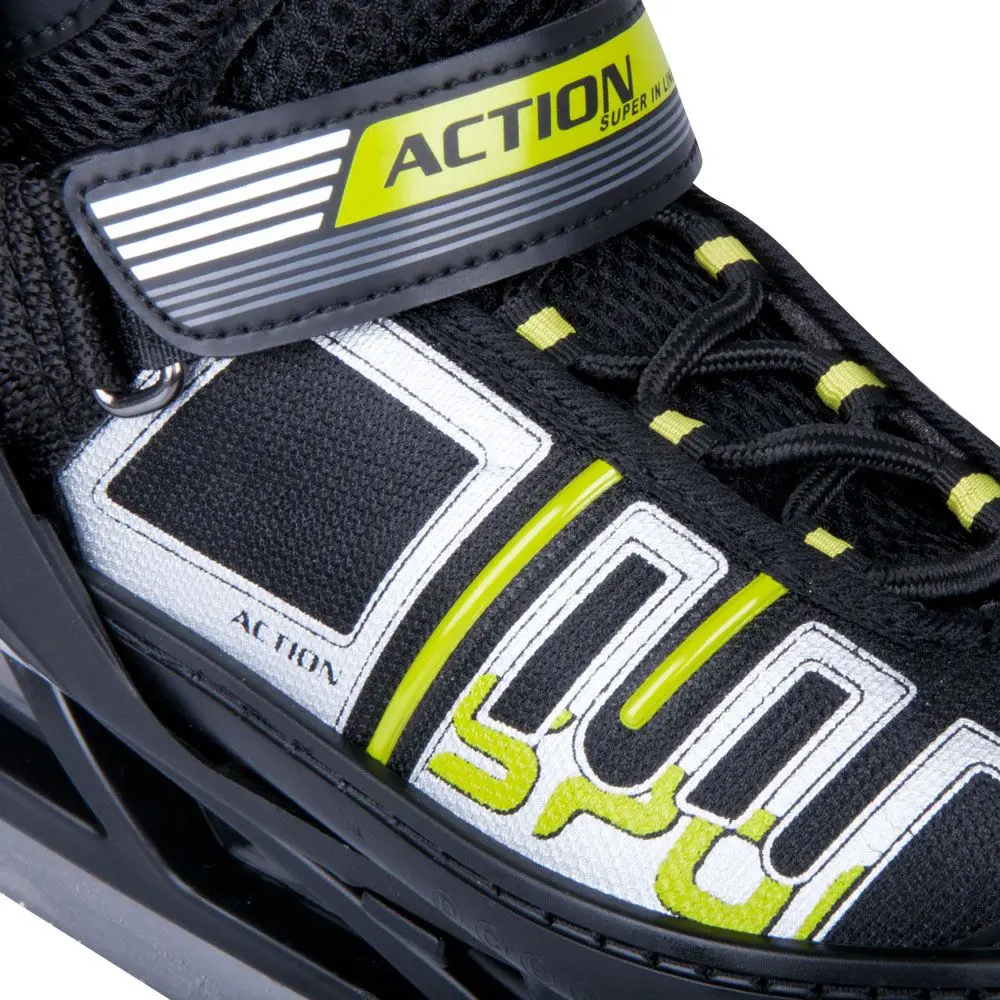 Patine cu rotile Action Olaff 2in1 31-34 (Black/Lime) - 11