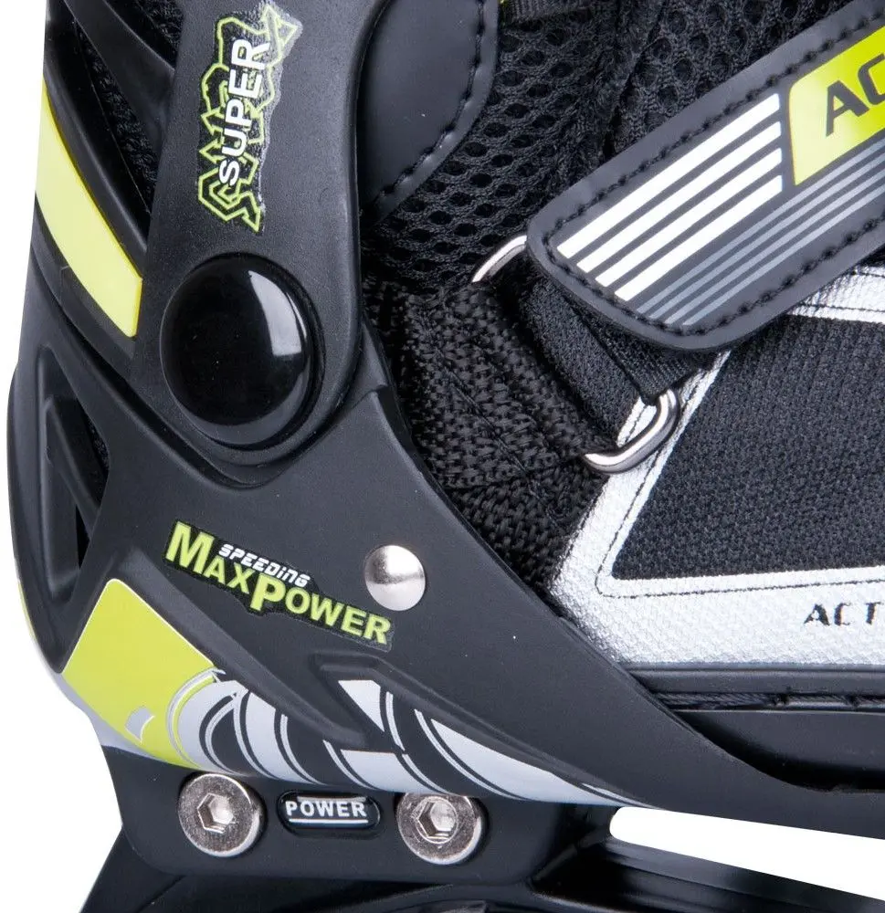 Patine cu rotile Action Olaff 2in1 31-34 (Black/Lime) - 12