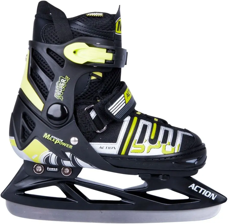 Patine cu rotile Action Olaff 2in1 31-34 (Black/Lime) - 6