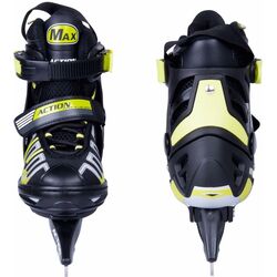 Patine cu rotile Action Olaff 2in1 31-34 (Black/Lime) Thumb