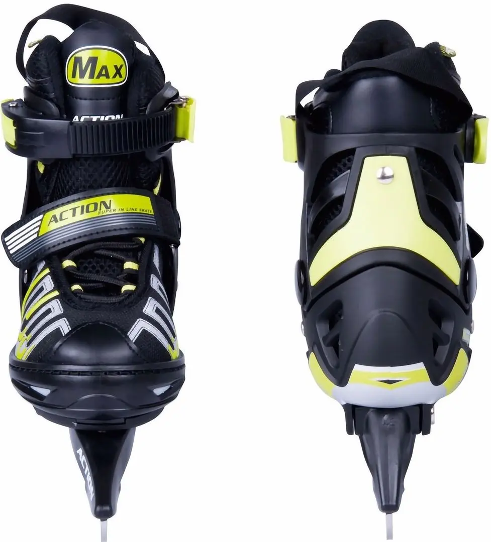 Patine cu rotile Action Olaff 2in1 31-34 (Black/Lime) - 7
