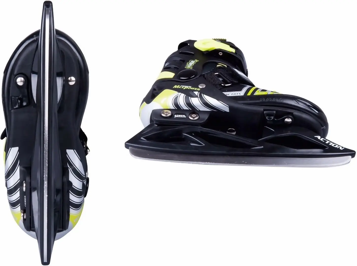 Patine cu rotile Action Olaff 2in1 31-34 (Black/Lime) - 8