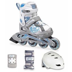 Patine cu rotile + set protectie Bladerunner Phaser Cube (Grey/White)