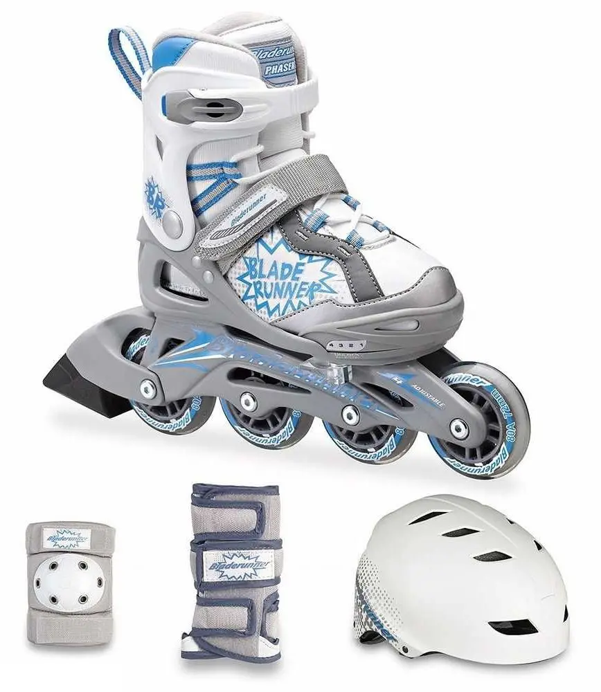Patine cu rotile + set protectie Bladerunner Phaser Cube (Grey/White)