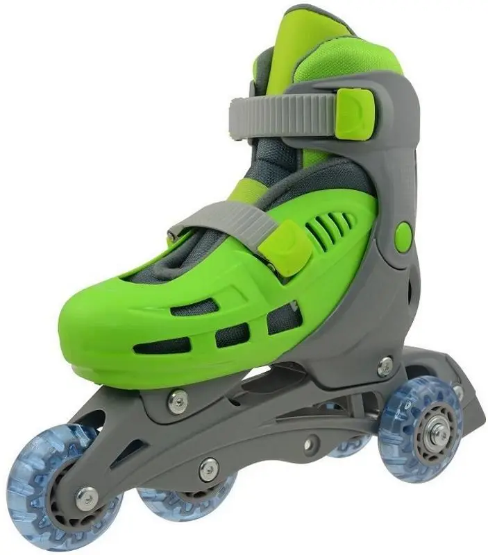 Роликовые коньки DHS Triskate S 31-34 (Gray/Green)