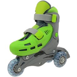 Роликовые коньки DHS Triskate XS 27-30 (Gray/Green)