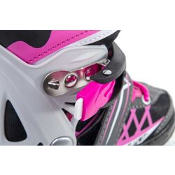 Роликовые коньки 4в1 Enero Pro 1040752 Led (Pink/Gray) Thumb