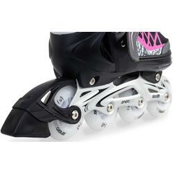 Роликовые коньки 4в1 Enero Pro 1040752 Led (Pink/Gray) Thumb