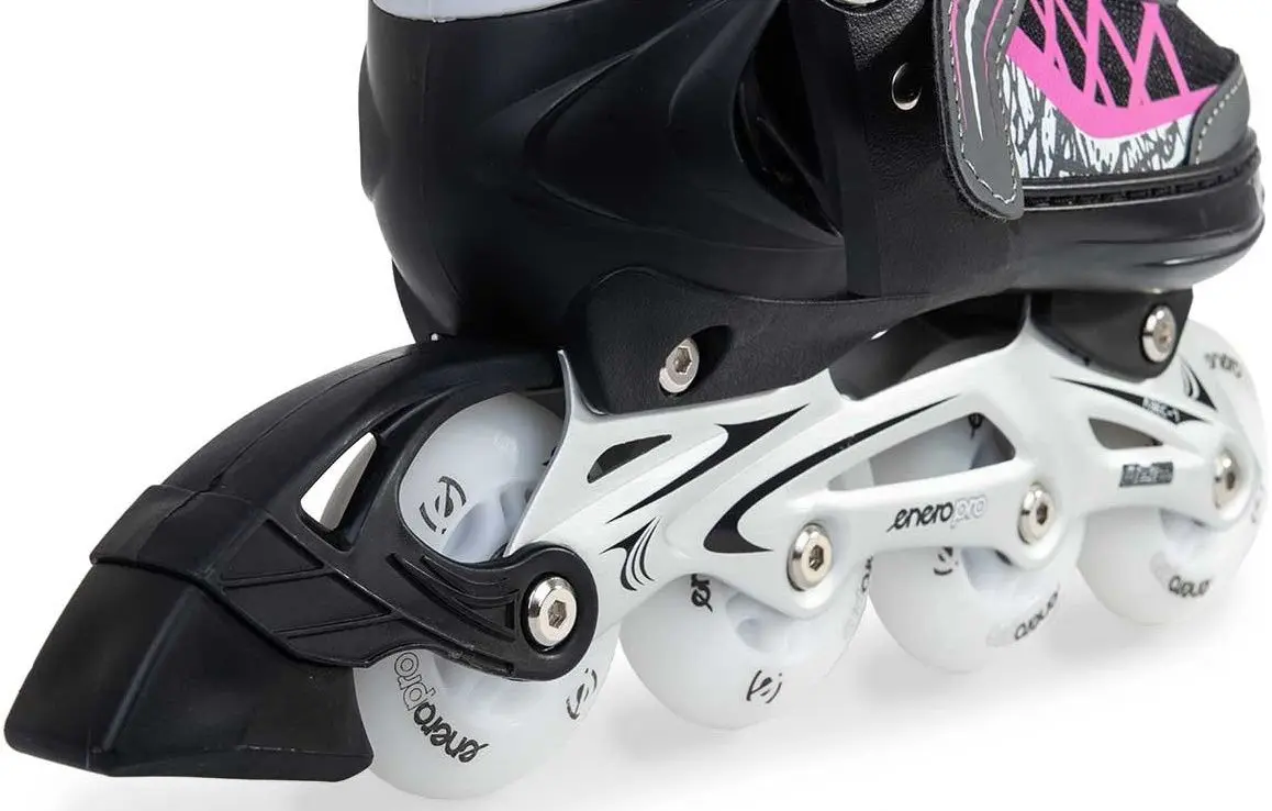 Роликовые коньки 4в1 Enero Pro 1040752 Led (Pink/Gray)