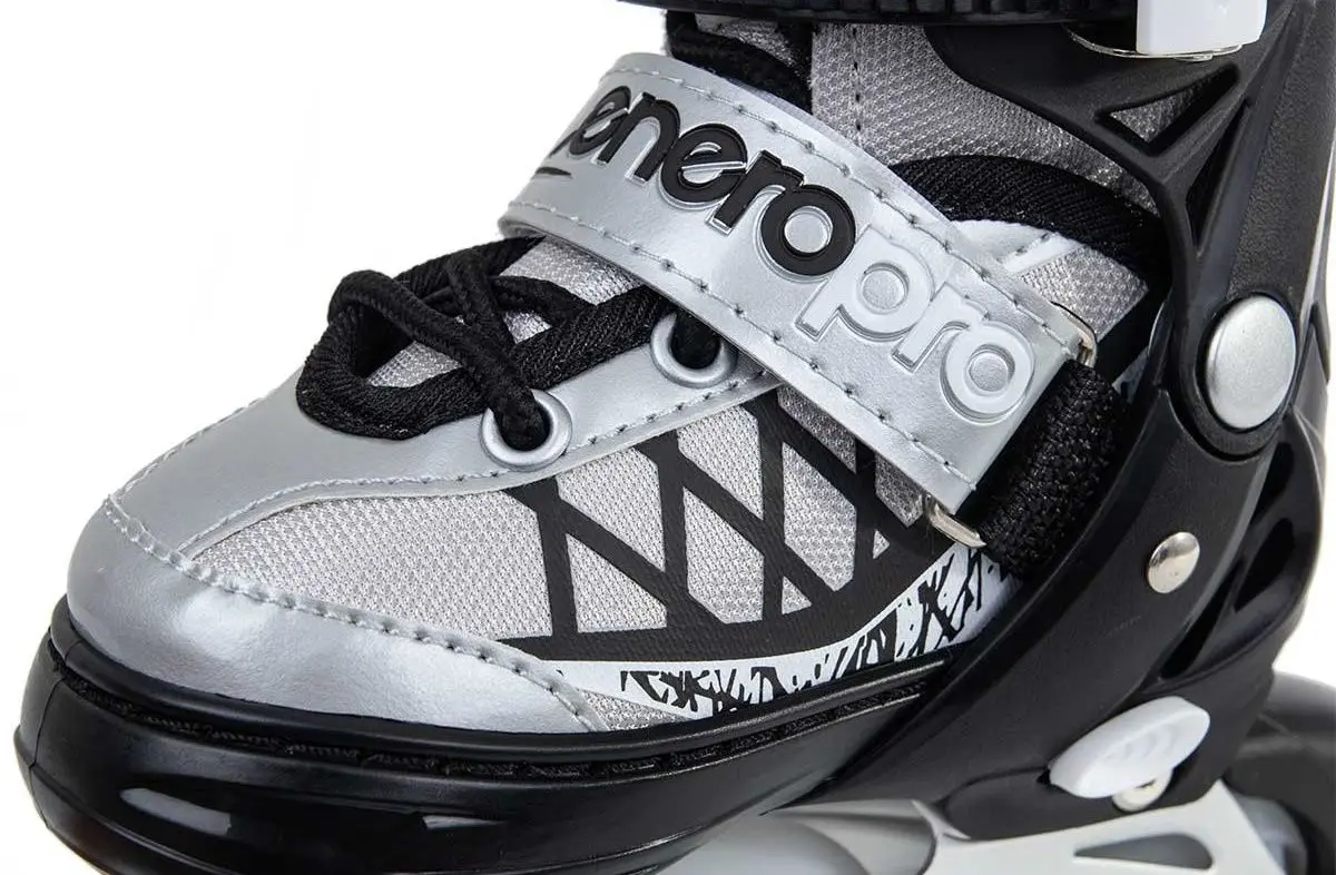 Роликовые коньки 4в1 Enero Pro 1040790 Led (Gray) - 7