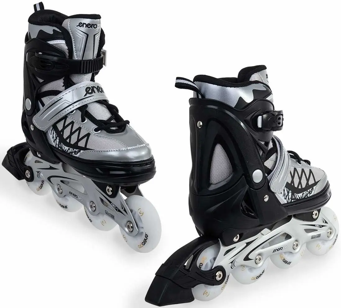 Роликовые коньки 4в1 Enero Pro 1040790 Led (Gray) - 8