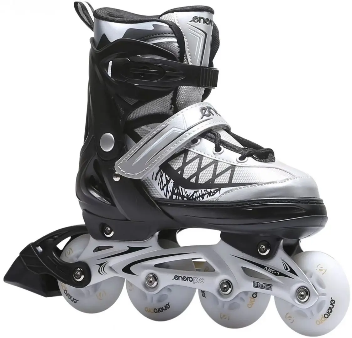 Роликовые коньки 4в1 Enero Pro 1040790 Led (Gray)