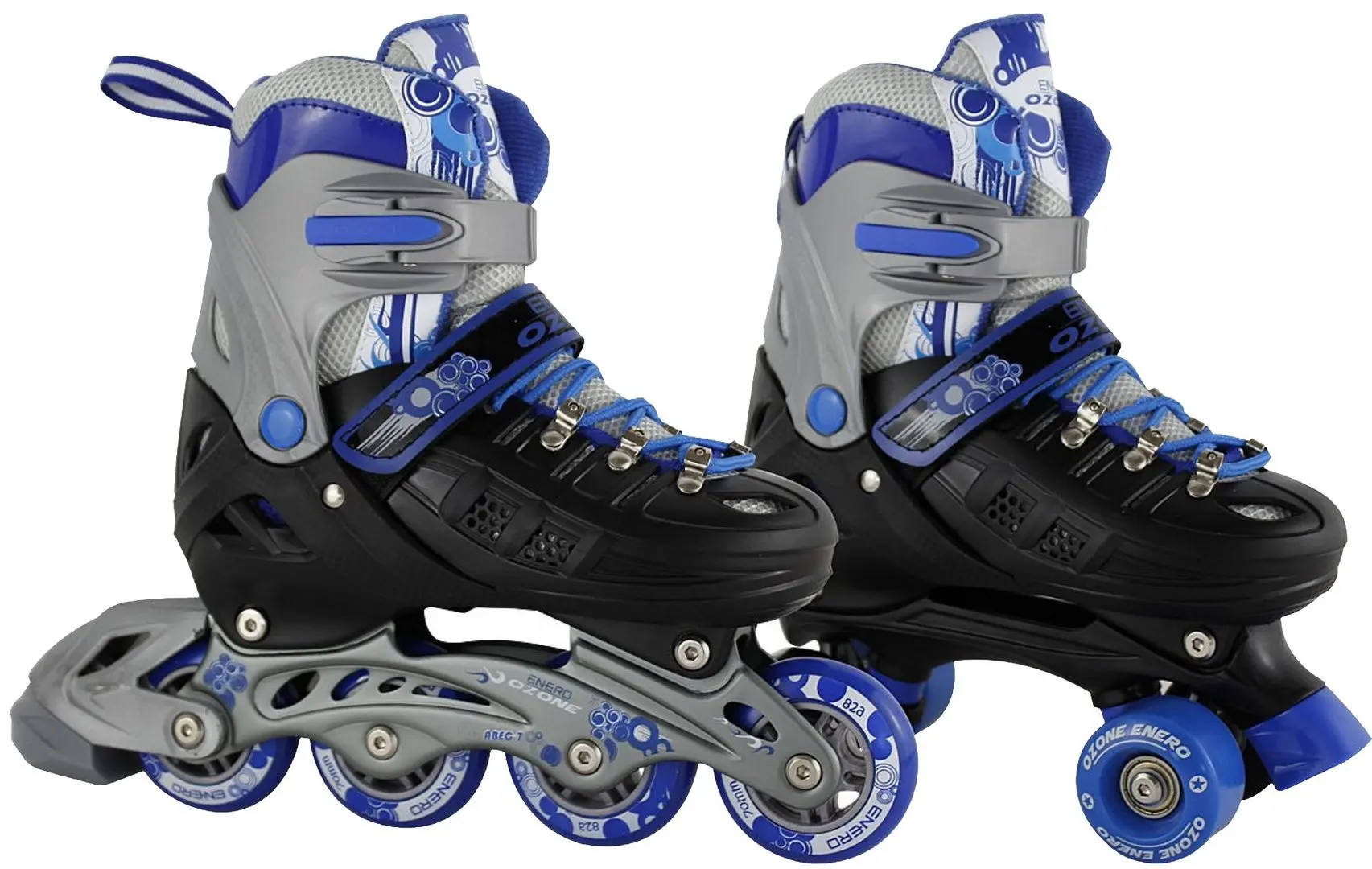 Patine cu rotile 2in1 Enero Ozone 31-34 (Black/Blue)