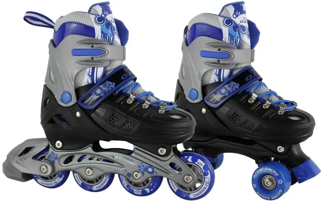 Patine cu rotile 2in1 Enero Ozone 31-34 (Black/Blue)
