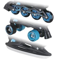 Patine cu rotile 3in1 Enero Lemon 30-33 (Black/Blue) Thumb