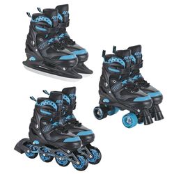 Patine cu rotile 3in1 Enero Lemon 30-33 (Black/Blue) Thumb