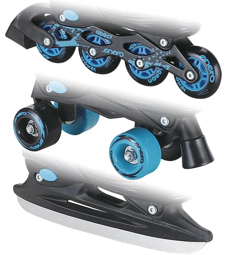 Patine cu rotile 3in1 Enero Lemon 34-37 (Black/Blue) - 4