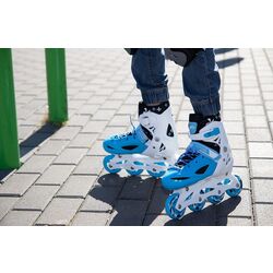 Роликовые коньки 4в1 Enero 1007212 (Blue/White) Thumb