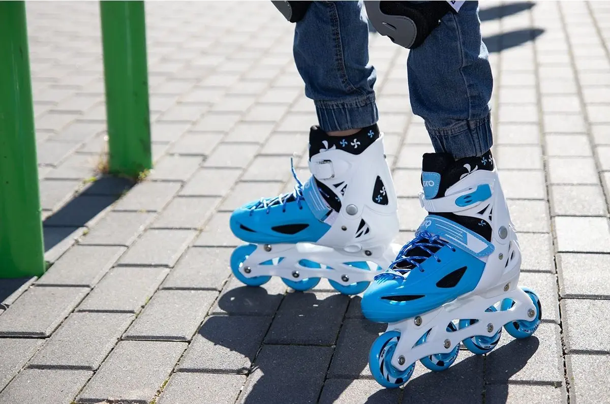 Patine cu rotile 4in1 Enero 1007229 (White/Blue) - 12