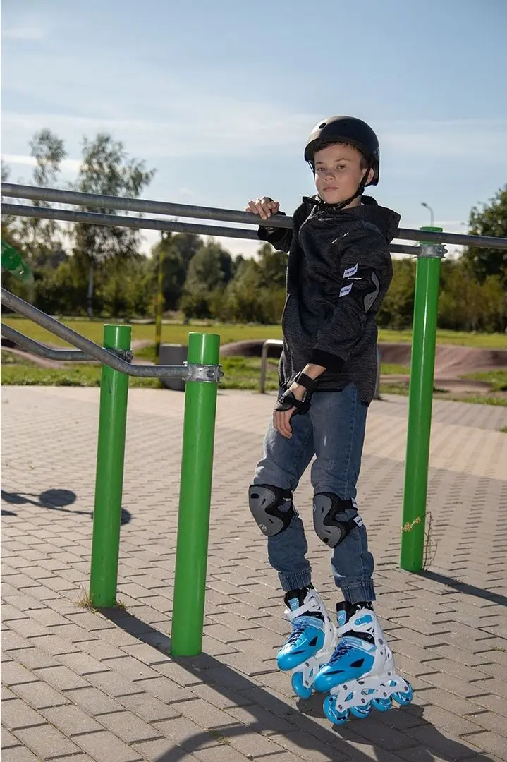 Patine cu rotile 4in1 Enero 1007229 (White/Blue) - 13