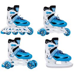 Patine cu rotile 4in1 Enero 1007229 (White/Blue) Thumb