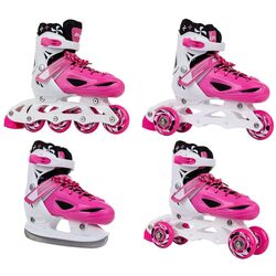 Patine cu rotile 4in1 Enero 1007250 (Pink/White) Thumb