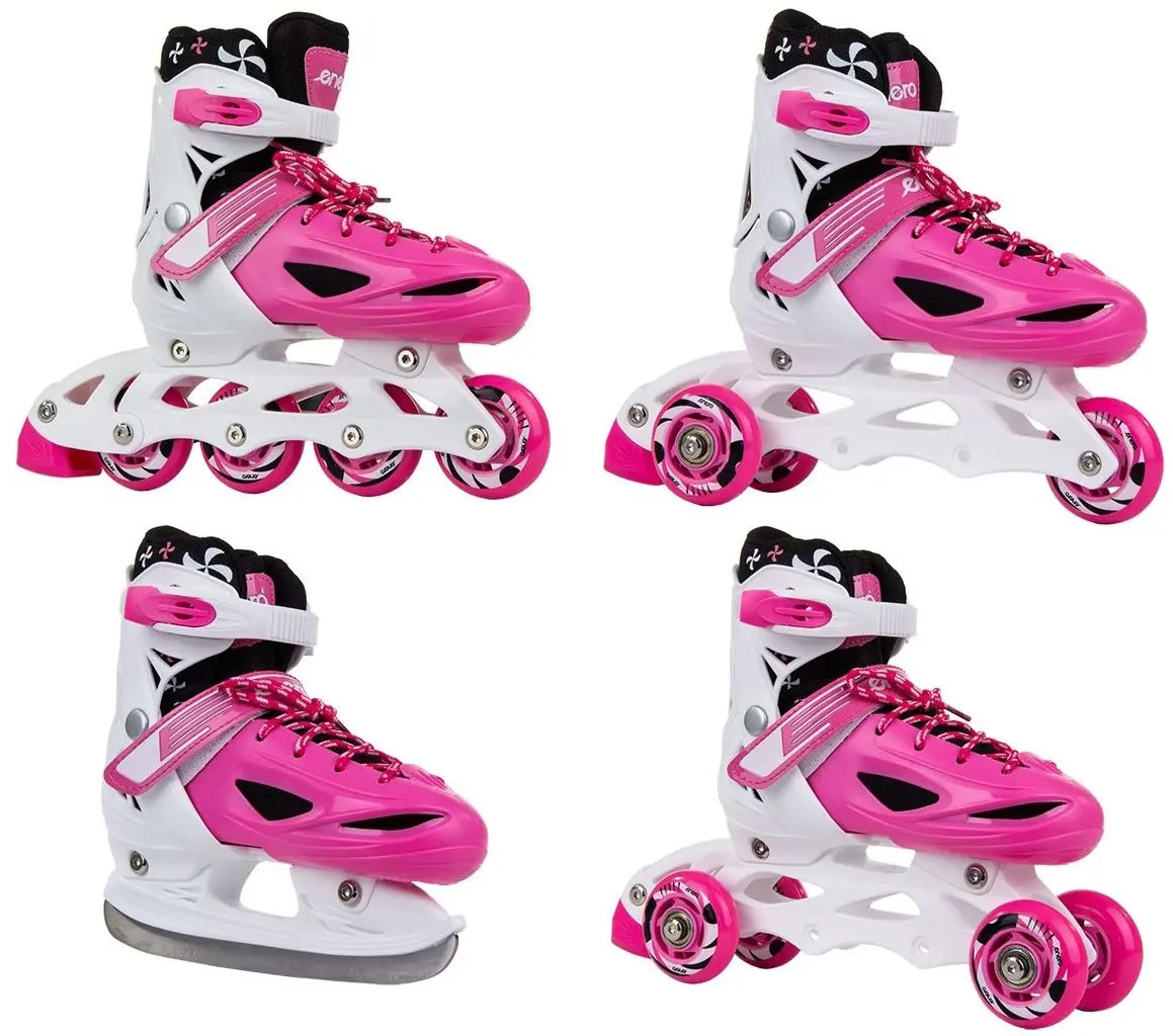 Patine cu rotile 4in1 Enero 1007250 (Pink/White) - 15