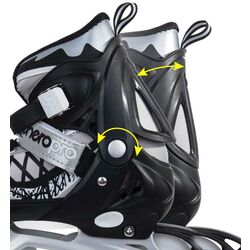 Patine cu rotile 4in1 Enero Pro Led 30-33 (Gray/Black) Thumb