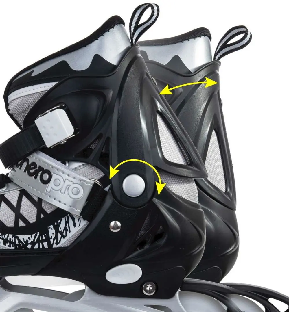 Patine cu rotile 4in1 Enero Pro Led 30-33 (Gray/Black) - 3