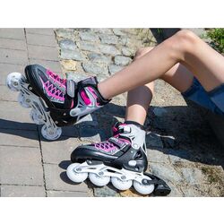 Patine cu rotile 4in1 Enero Pro Led 30-33 (Gray/Pink) Thumb