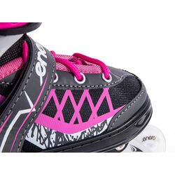 Patine cu rotile 4in1 Enero Pro Led 30-33 (Gray/Pink) Thumb