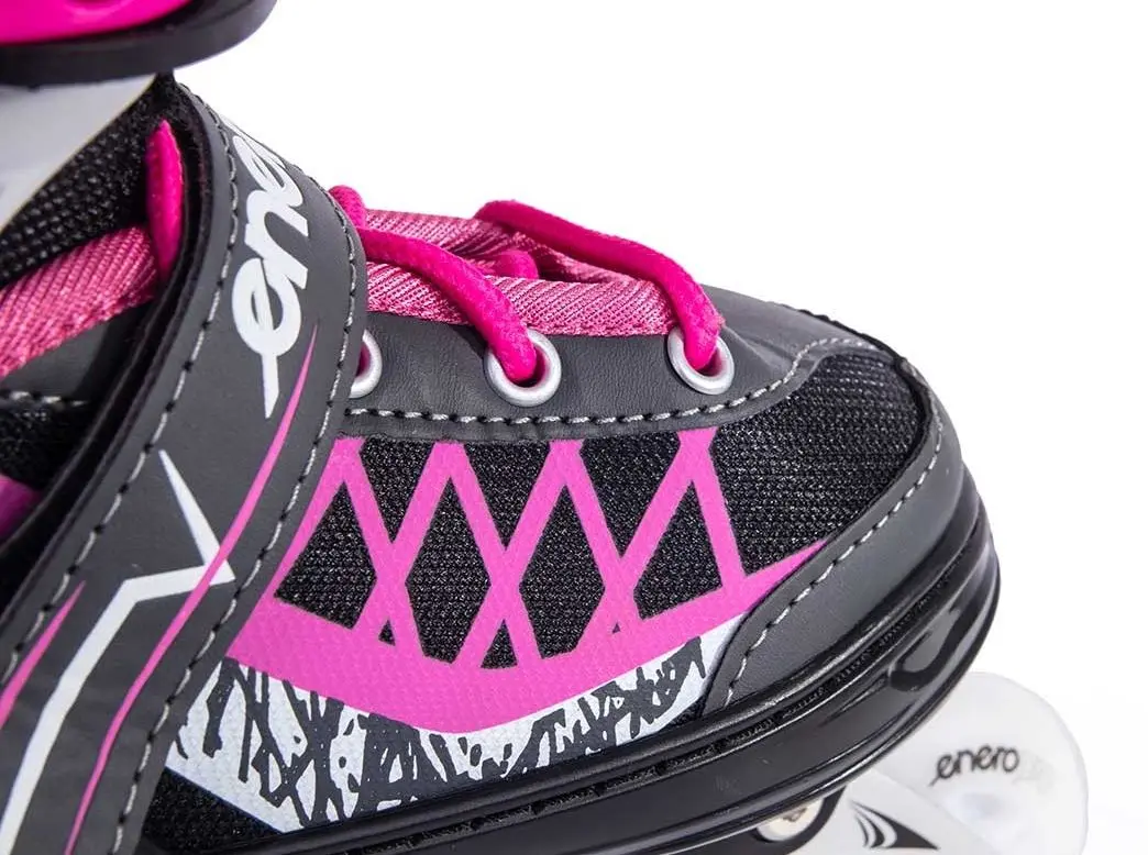 Patine cu rotile 4in1 Enero Pro Led 30-33 (Gray/Pink) - 9