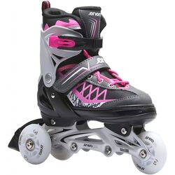 Patine cu rotile 4in1 Enero Pro Led 34-37 (Gray/Pink) Thumb