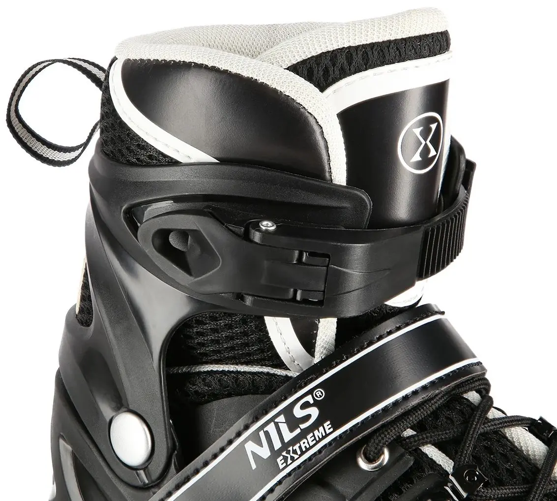 Patine cu rotile 4in1 Nils Extreme NH10905 LED M 35-38 (Black) - 3