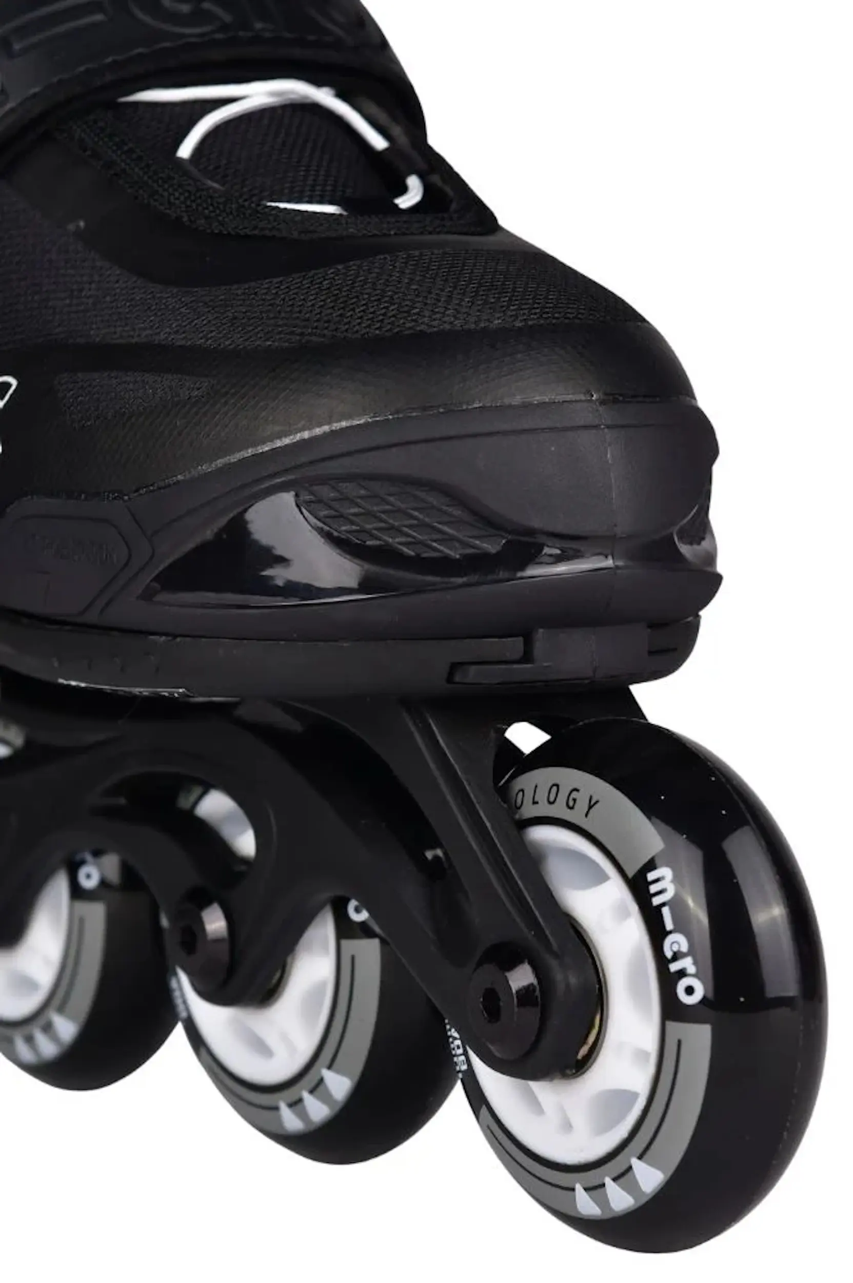 Patine cu rotile Micro Joy 29-32 (Black/White) - 5