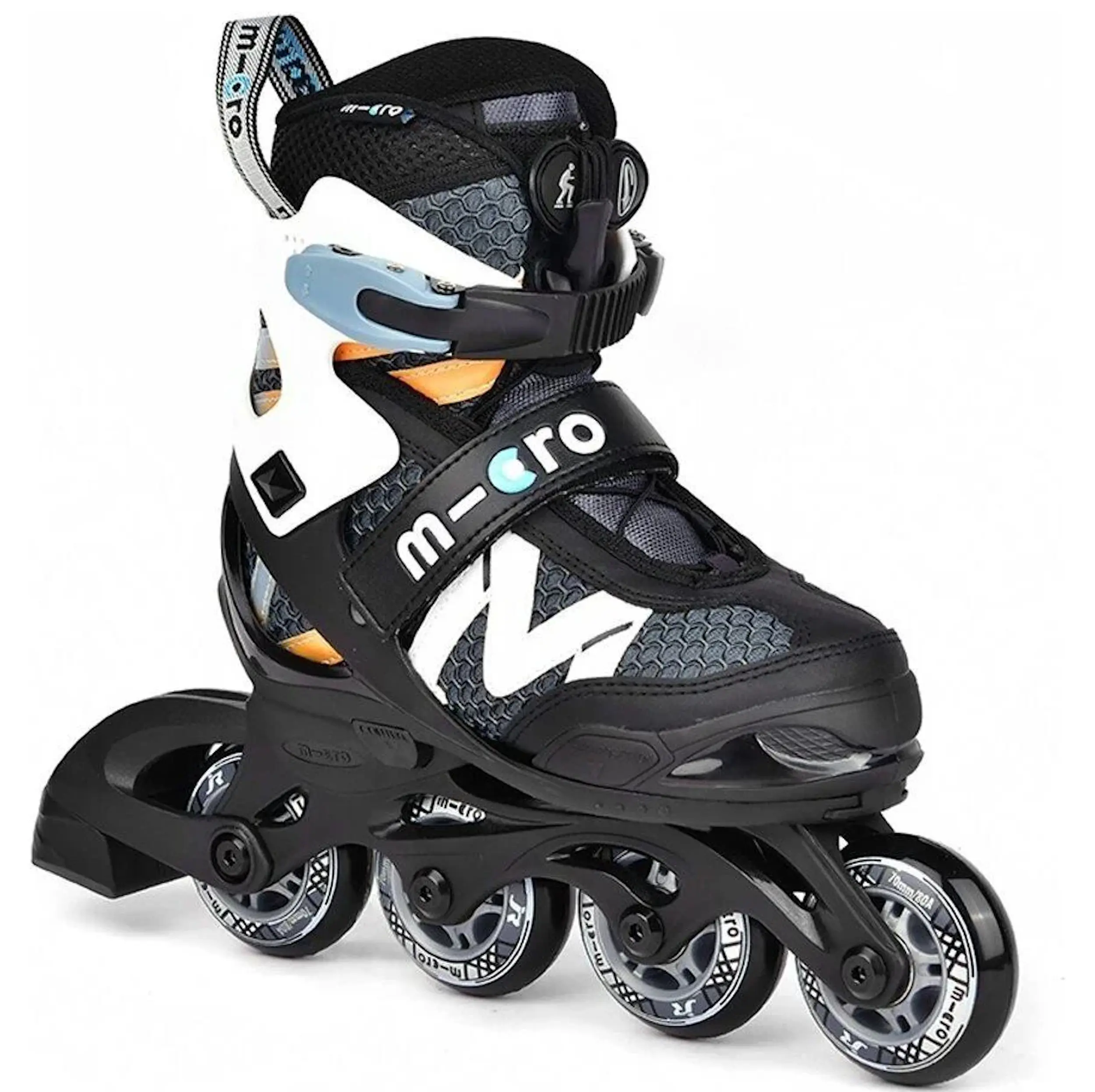 Patine cu rotile Micro New Shaper 25-28 (Black) - 2
